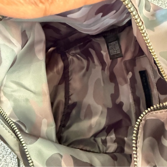 Rebecca Minkoff Green Camo Julian Nylon Leather Trim Backpack Tassel Zip Pull main image 11
